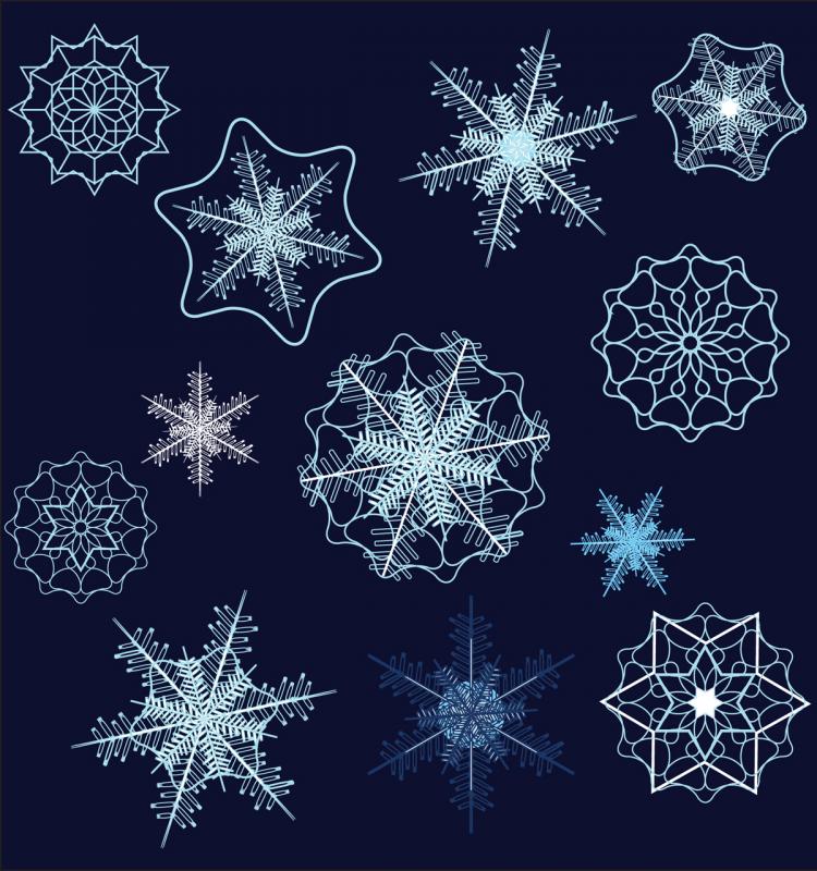 free vector Snowflake background vector
